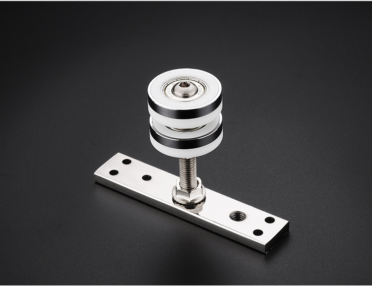 折叠门万向吊轮滑轮活动墙门包房隔断收纳移门旋转折叠门五金配件