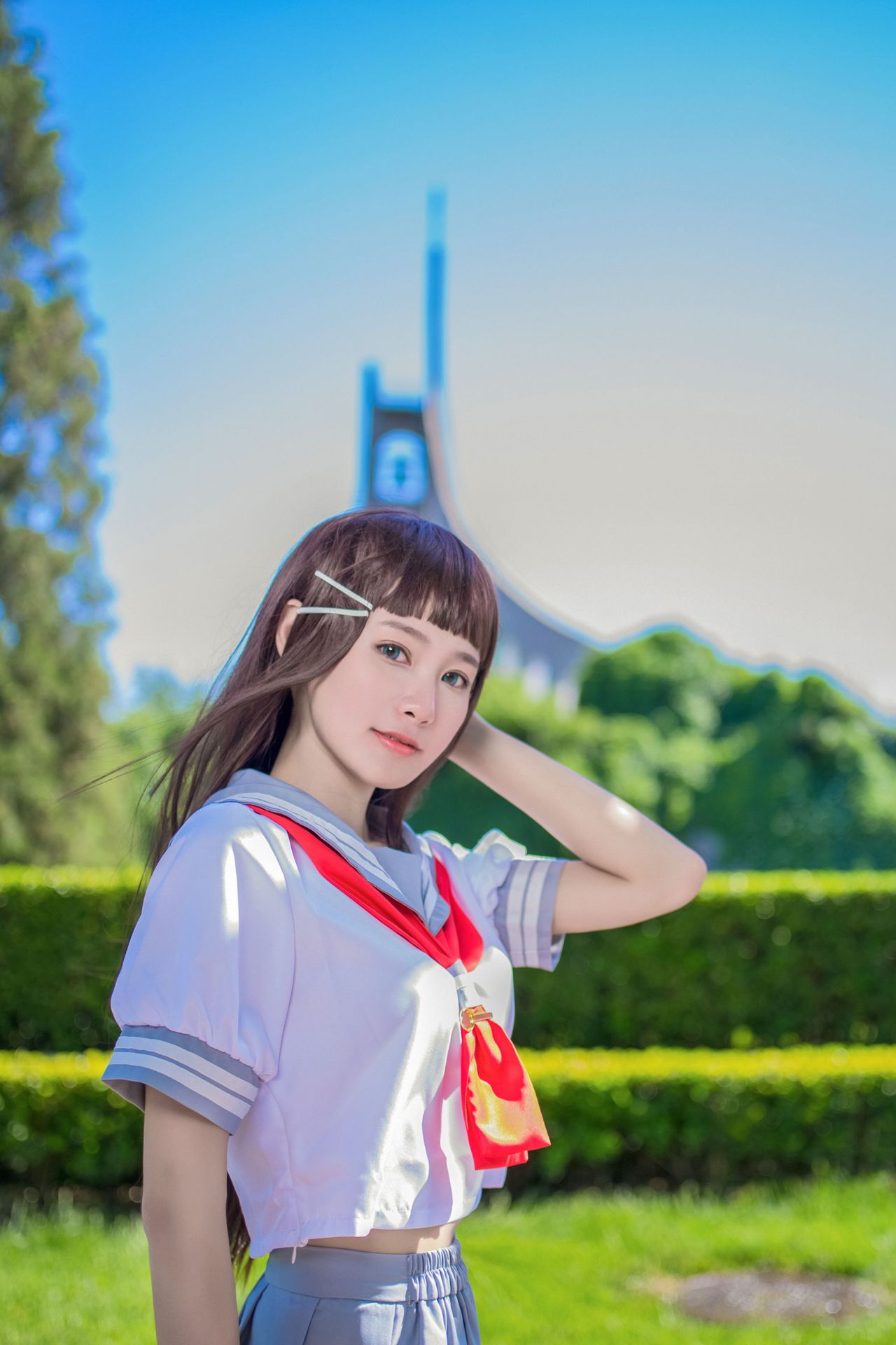 love live cos服 aqours!全员校服 日本动漫水手服cosplay服装