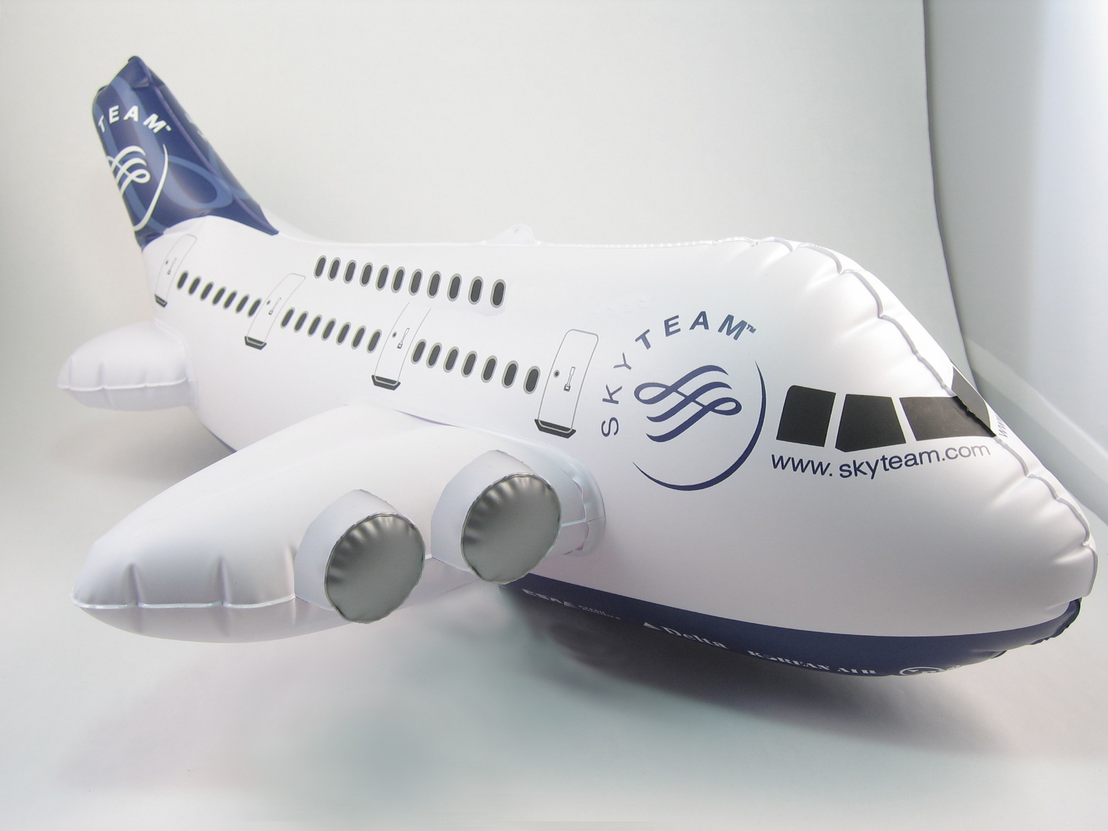 厂家定做飞机充气玩具 充气飞机展示玩具模型