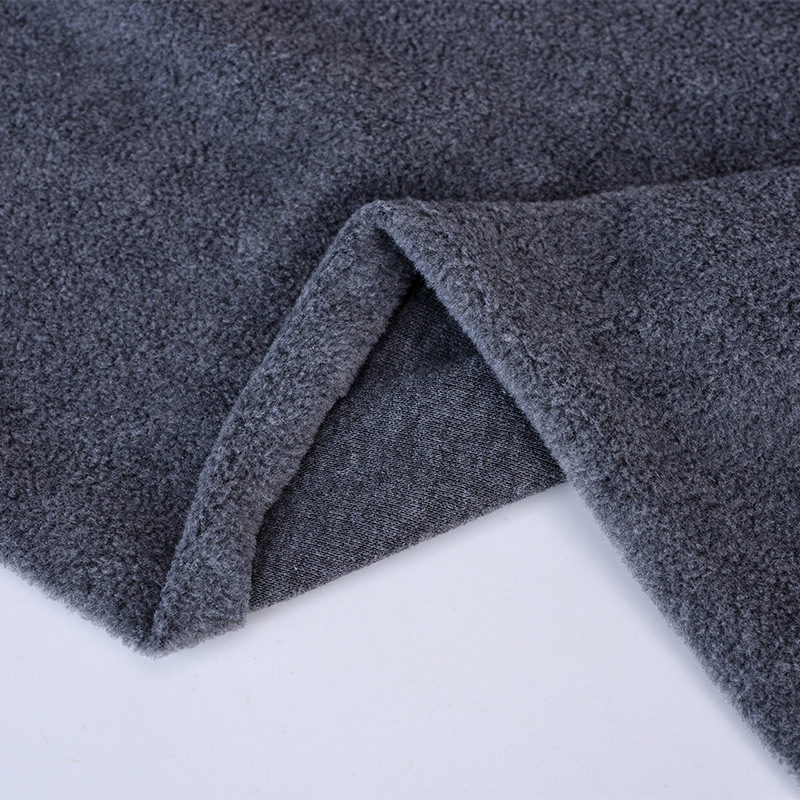 厂家现货双单刷单摇双摇针织面料抓绒摇粒绒布  服装鞋材玩具毛绒