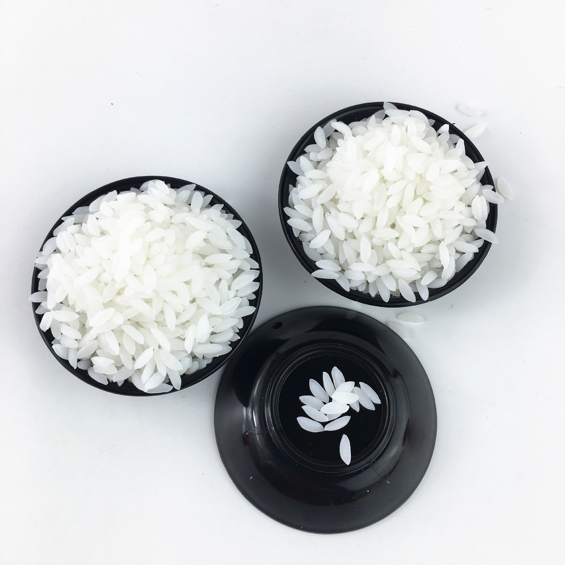 厂家直销pvc仿真米粒 塑料散装大米 仿真米饭模型 食玩配件