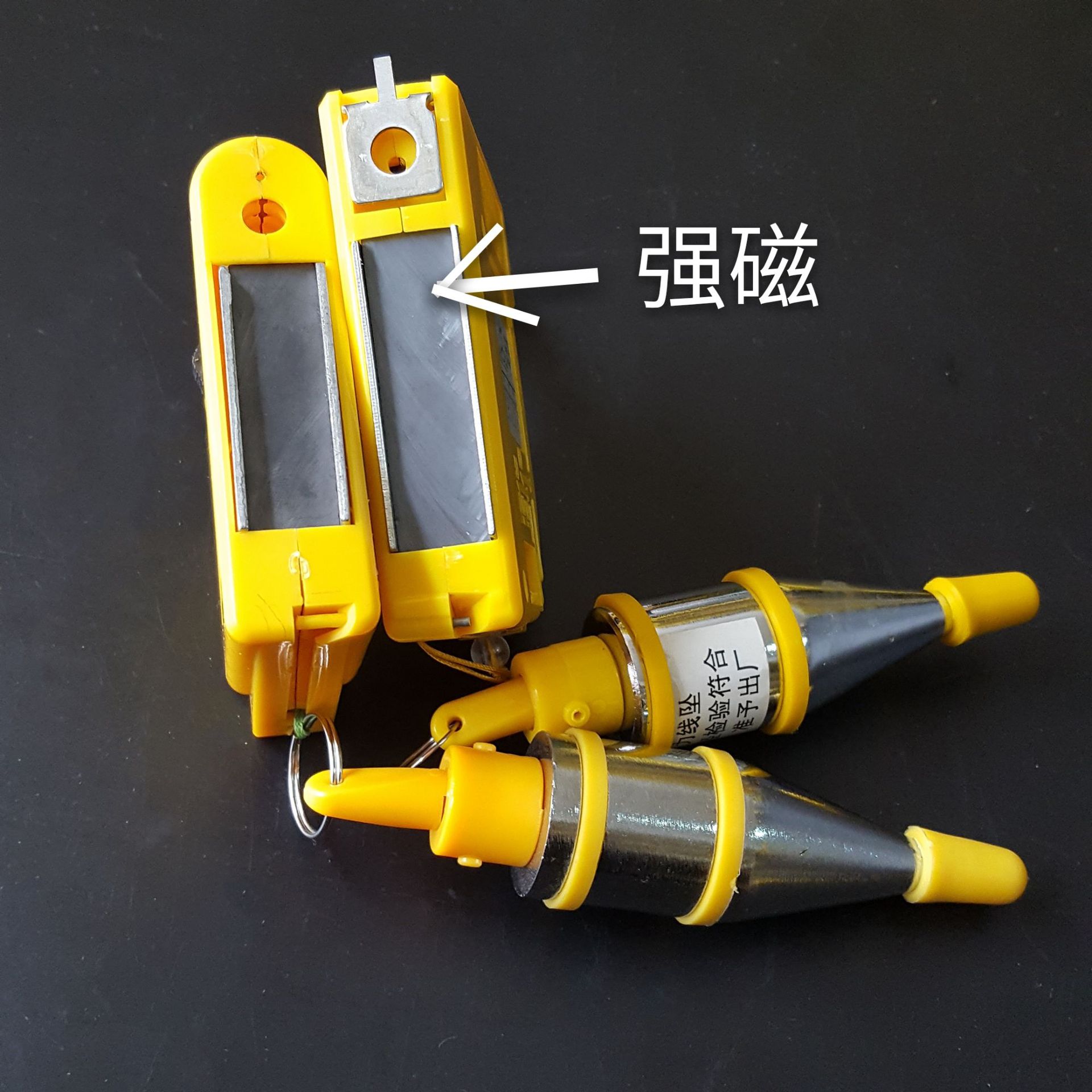 多功能磁力线坠 批发5米6米磁性吊线锤建筑工地吊线坠盒装