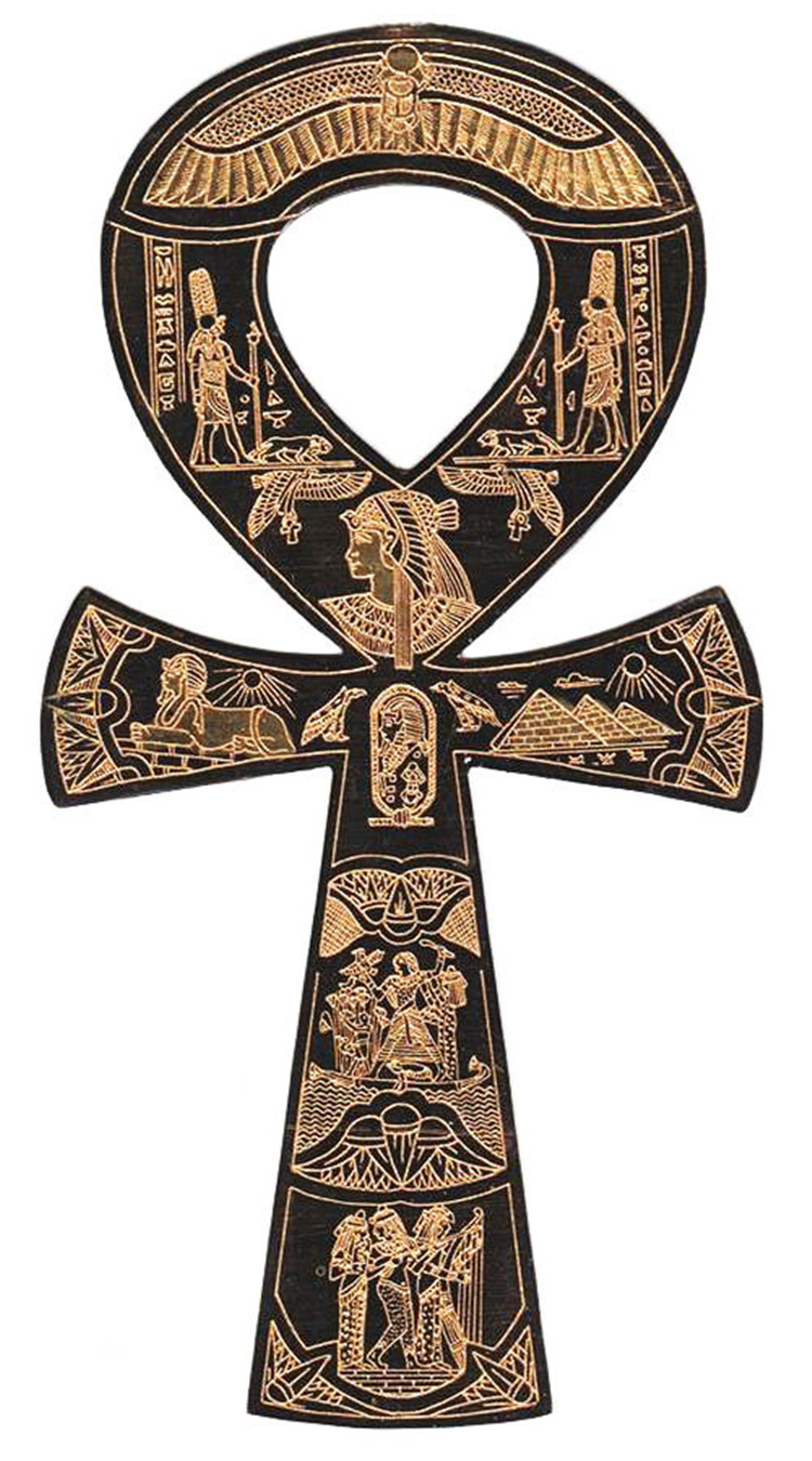 古埃及生命之符吊坠 神秘的生命十字架安卡项链男女个性挂坠饰品