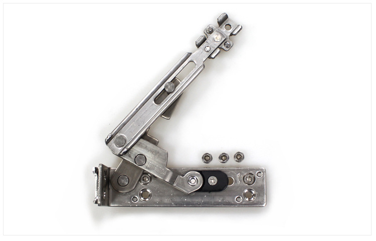 古登堡新型23槽隐形铰链断桥铝合金窗五金配件平开窗隐形滑撑