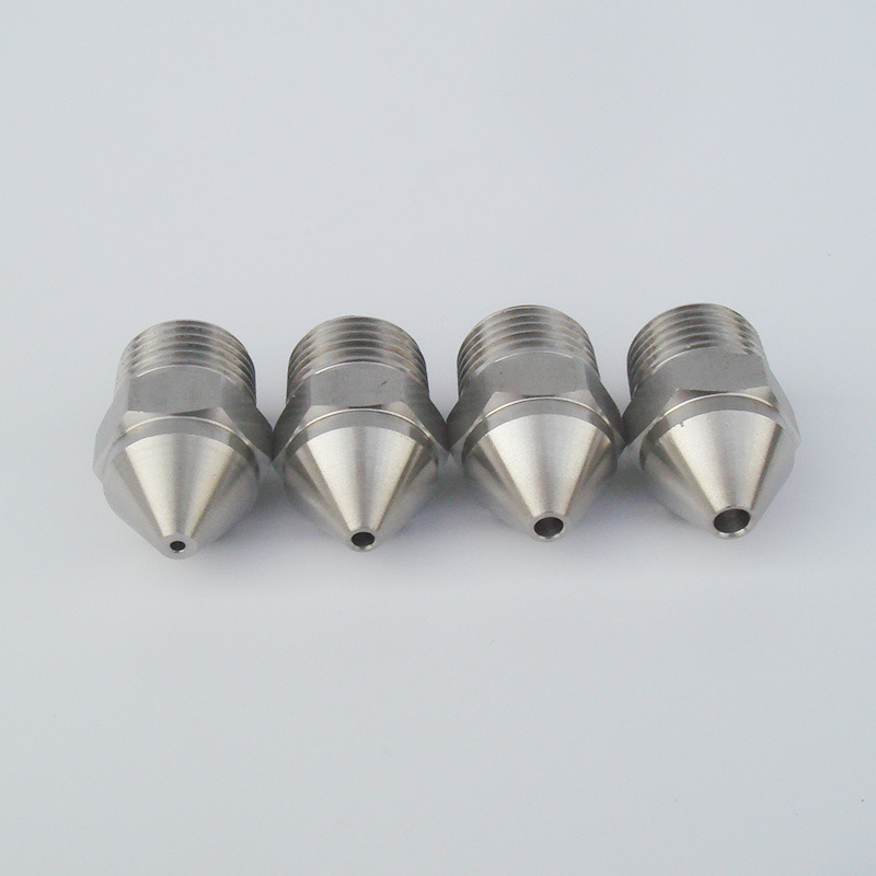 定制304不锈钢四分外丝喷头 高压洗车洒水喷雾除尘子弹尖头喷嘴