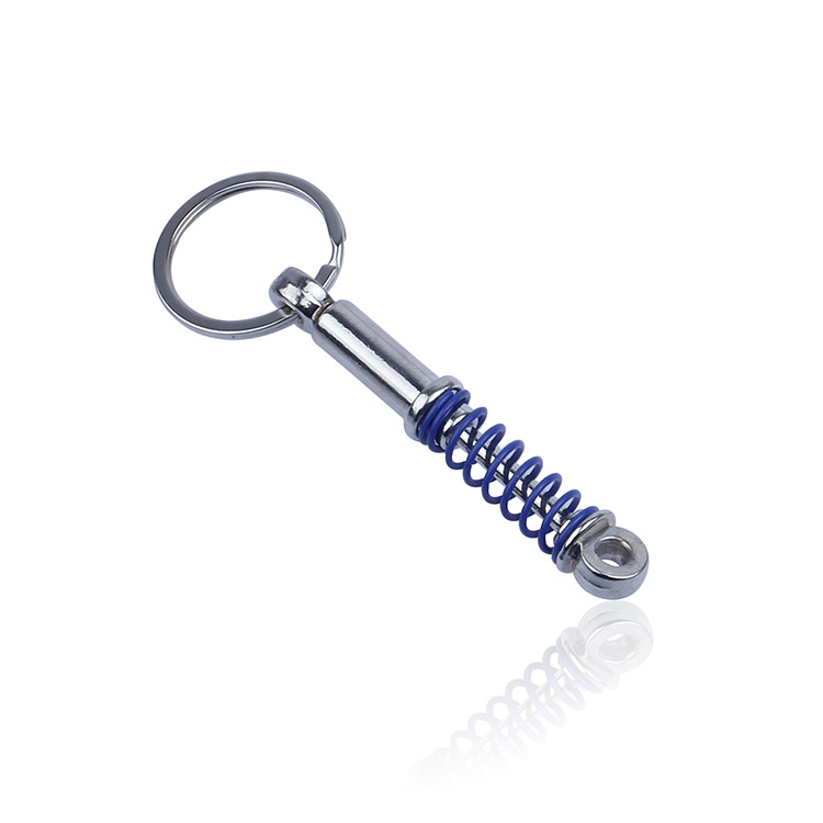 Car Modification Fittings Keychain Pendant Creative Shock Absorber Keychain Piston Shock Absorber Personalized Gift Accessories
