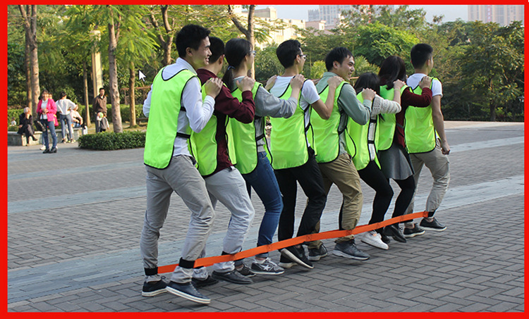 现货直销团队游戏成人巨人脚步绑带用于户外拓展游戏道具运动器材