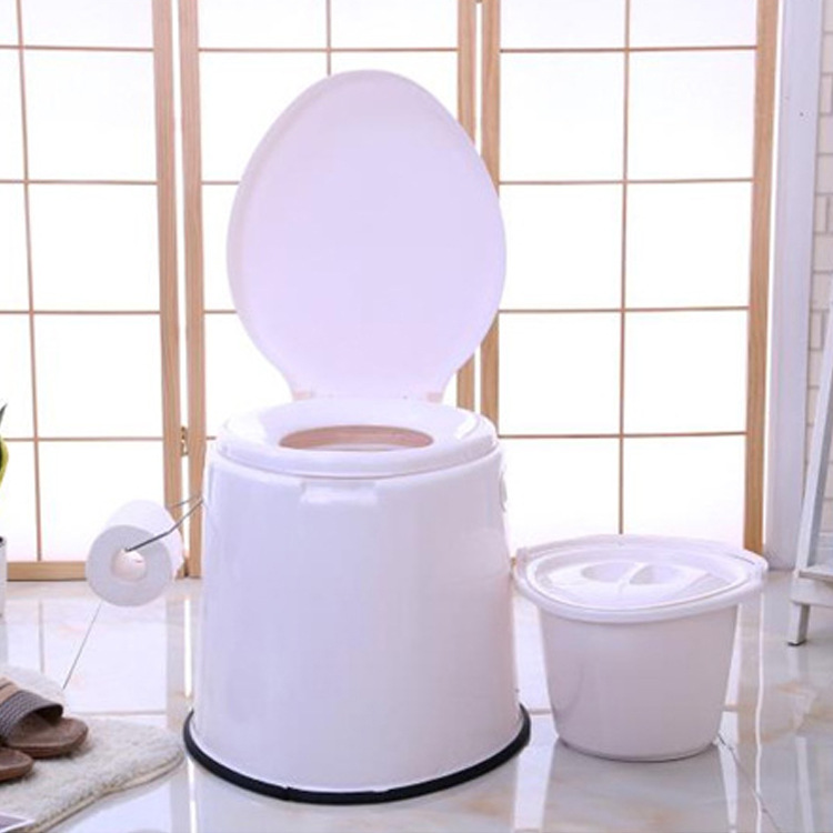 防滑加高冲水老人坐便器移动马桶塑料儿童孕妇便携式移动马桶批发