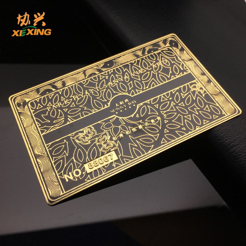 定制黄铜腐蚀金属会员卡 创意工作室金属卡片 中国风蚀刻贵宾金卡