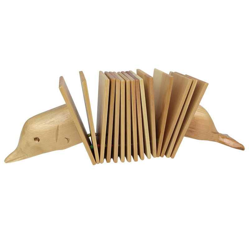 orff world/奥尔夫天地 齿木 儿童木质刮刮响 榉木鳄鱼齿木益智