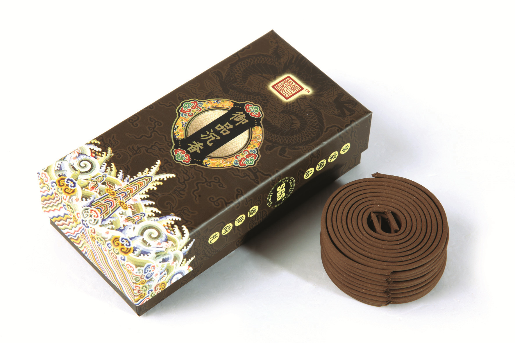 万福林天然香御品沉香两小时四小时盘香21cm卧香线香32cm立香香粉