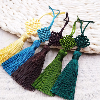 7号线编织小巧迷你中国结流苏穗子挂件吊须书签饰品工艺装饰吊坠