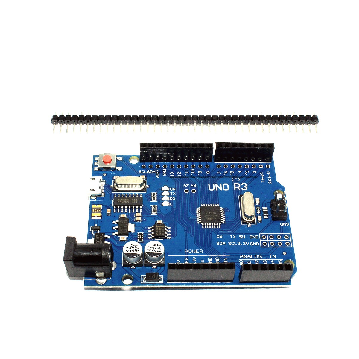 micro接口uno r3改进版开发板atmega328p模块ch340 ft232串口驱动