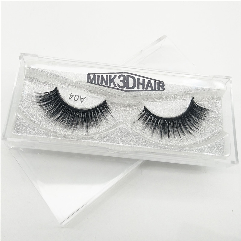 Handmade 3D False Eyelashes One-Pair Package Regular Manufacturers Ship Multi-Layer Three-Dimensional Natural Nude Makeup False Eyelashes A04