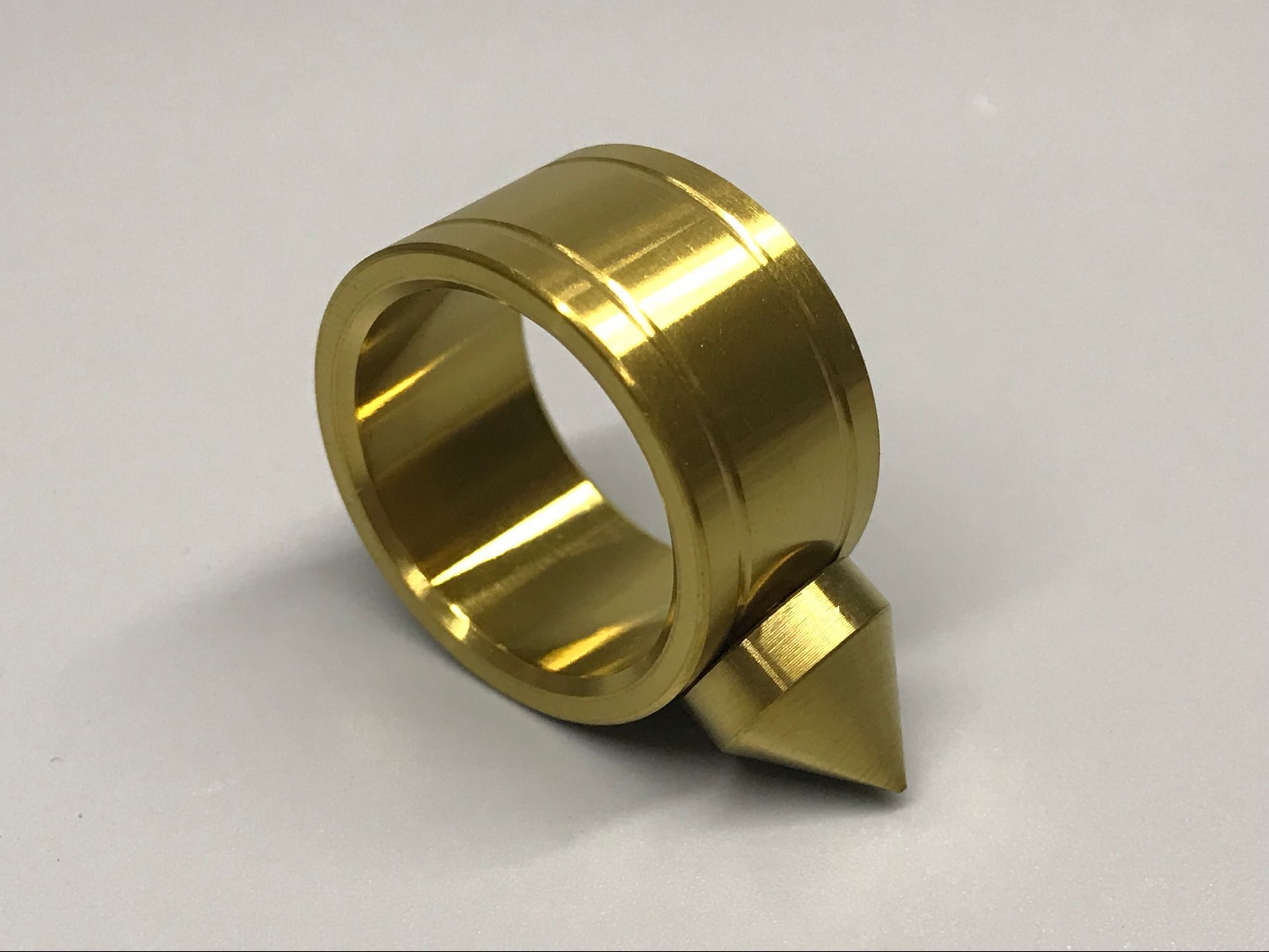 不锈钢戒指 防身战术戒指 防狼武器 户外工具定制批发