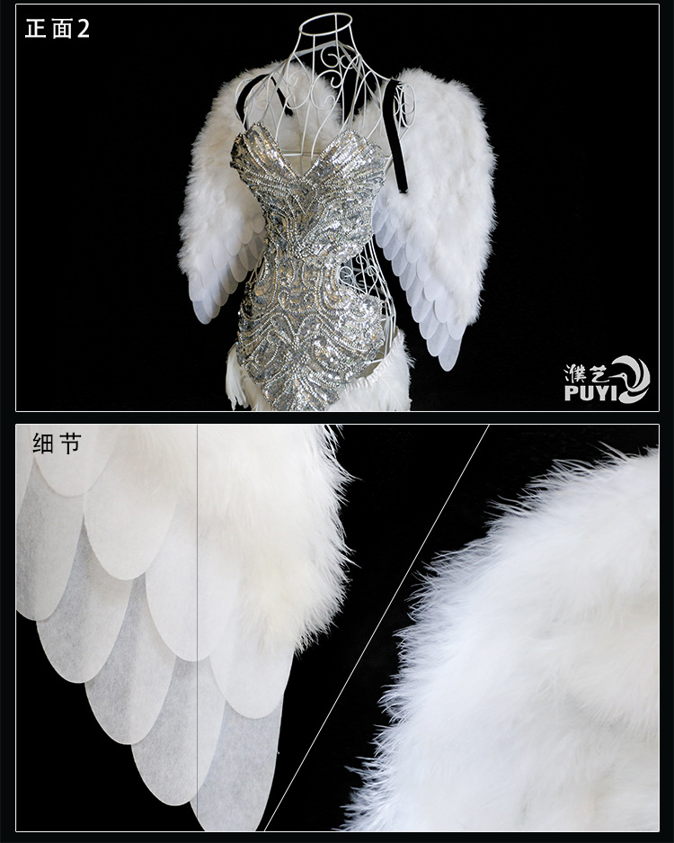 新品维密天使翅膀成人走秀演出用品cosplay车展舞台创意摄影道具