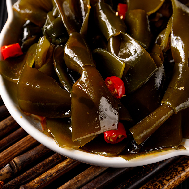 厂家直销量大优惠一件代发网红麻辣海带结麻辣海鲜即食海带结