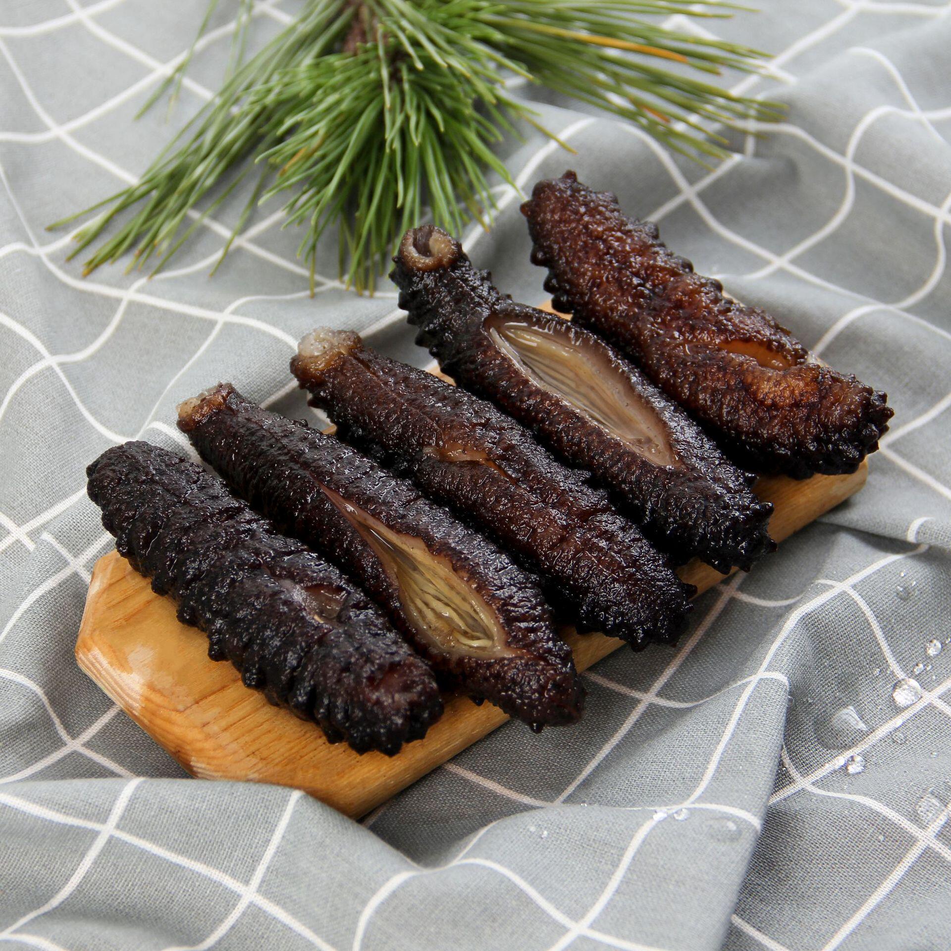 包邮进口土耳其海参 批发即食黑刺海参干货6-8头无刺海参厂家加工