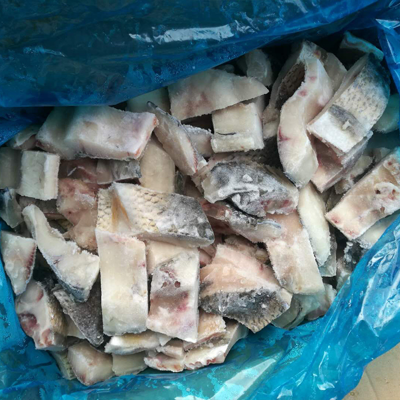 巢三珍特色冷冻新鲜草鱼块 半成品腌制草鱼 食堂快餐餐饮食材批发