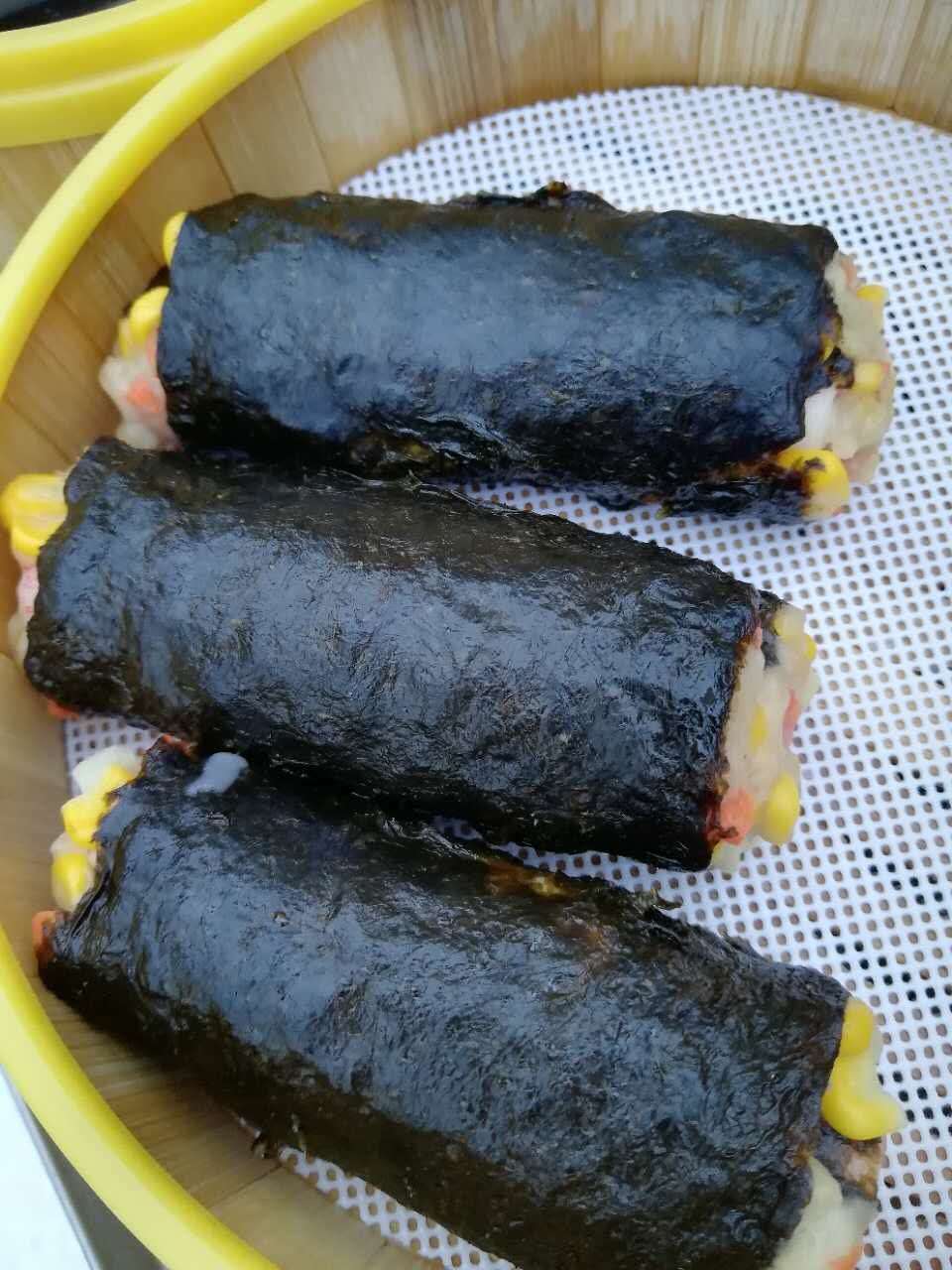 光头佬点心 猪肉滑手工肉丸紫菜卷腐皮卷广式早点茶楼直供