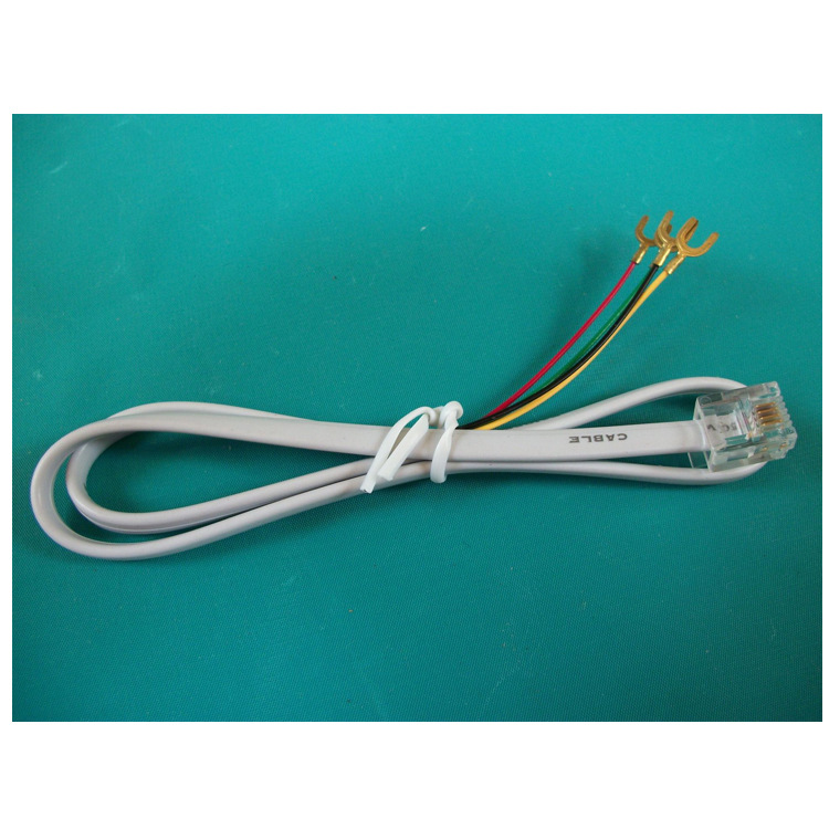 供应电话网络线 6P2C/6P4C水晶头网络线