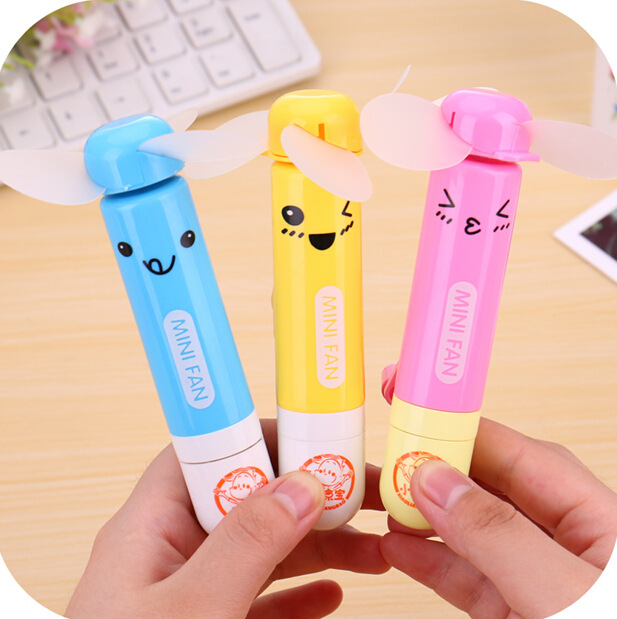 手摇风扇笔 表情图案圆珠笔 环保 两用风扇 xlb-8