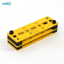 多孔电线电缆整理 机房理线器 电源线固定器  黄色88mm