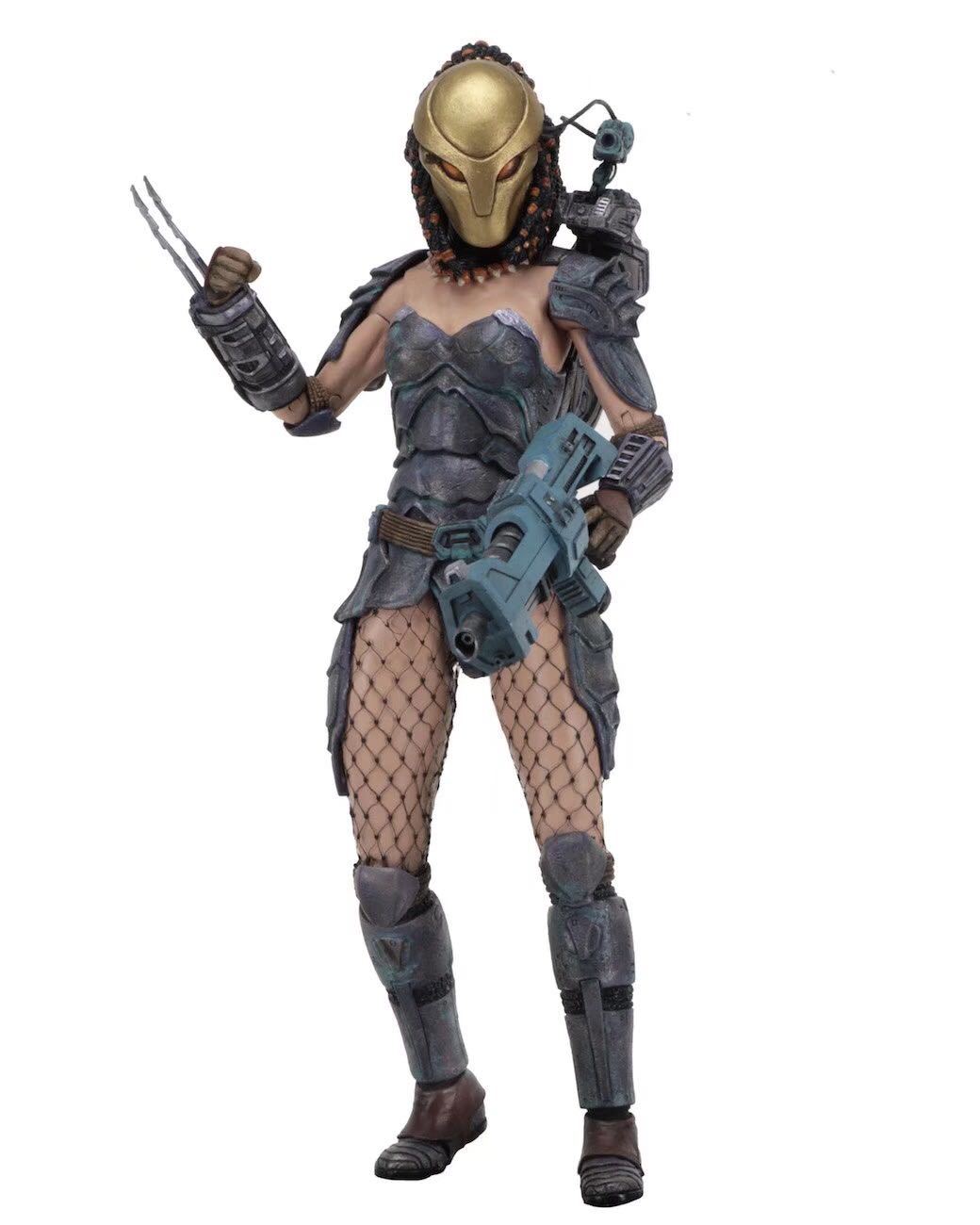 neca 18波异形 女铁血 predator 长老猎蛇刀疤铁血 7寸可动 手办