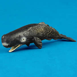 外贸新款欧美速卖通仿真抹香鲸海洋生物模型玩具实心塑胶儿童认知