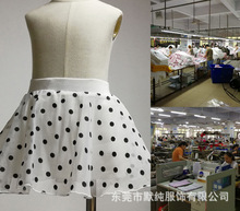 淘工厂新品加工定制女童裙子圆点纱短裙童装来图来样定制高档精品