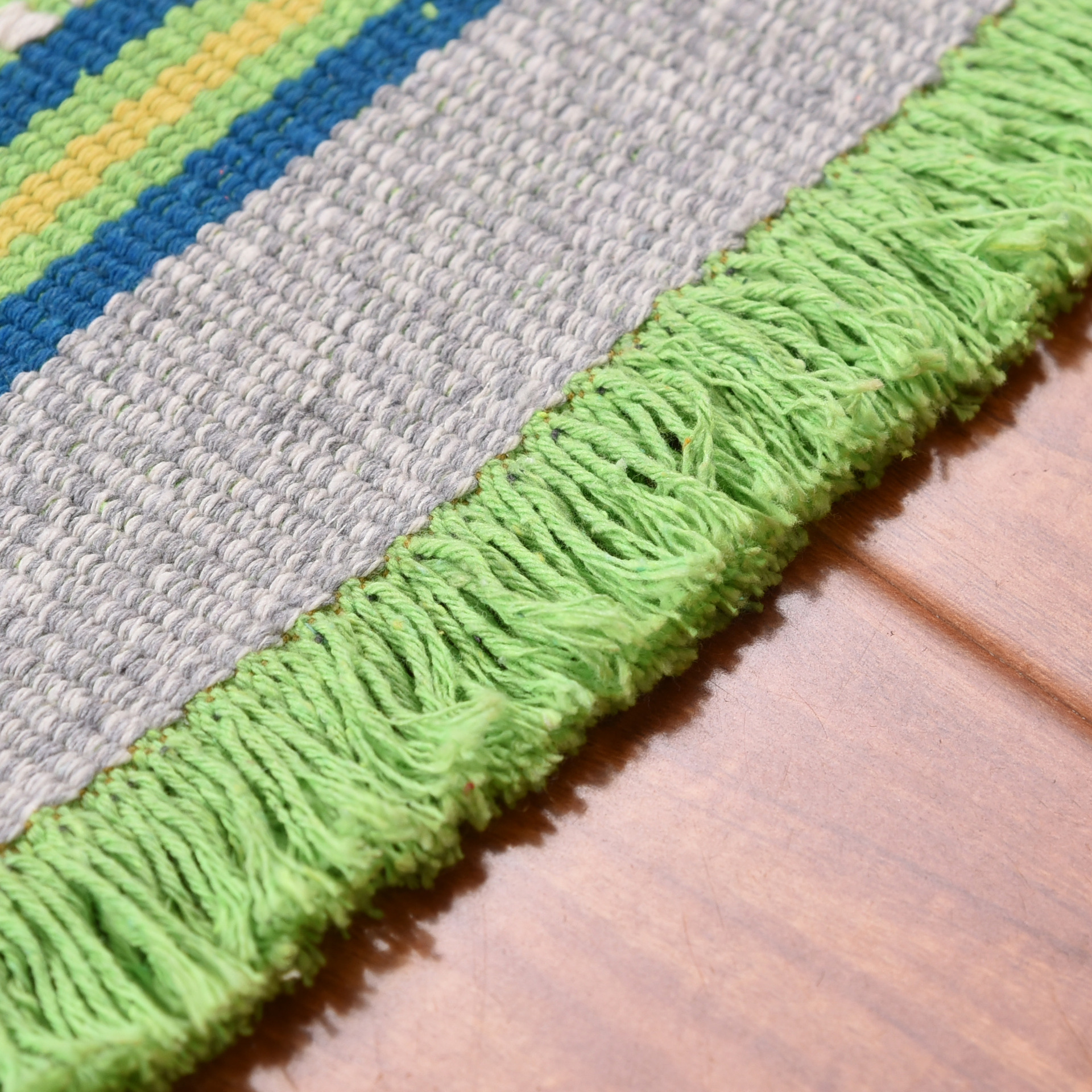 现代简约家用门口进门垫棉线编织流苏地毯地垫 玄关门垫 床边垫