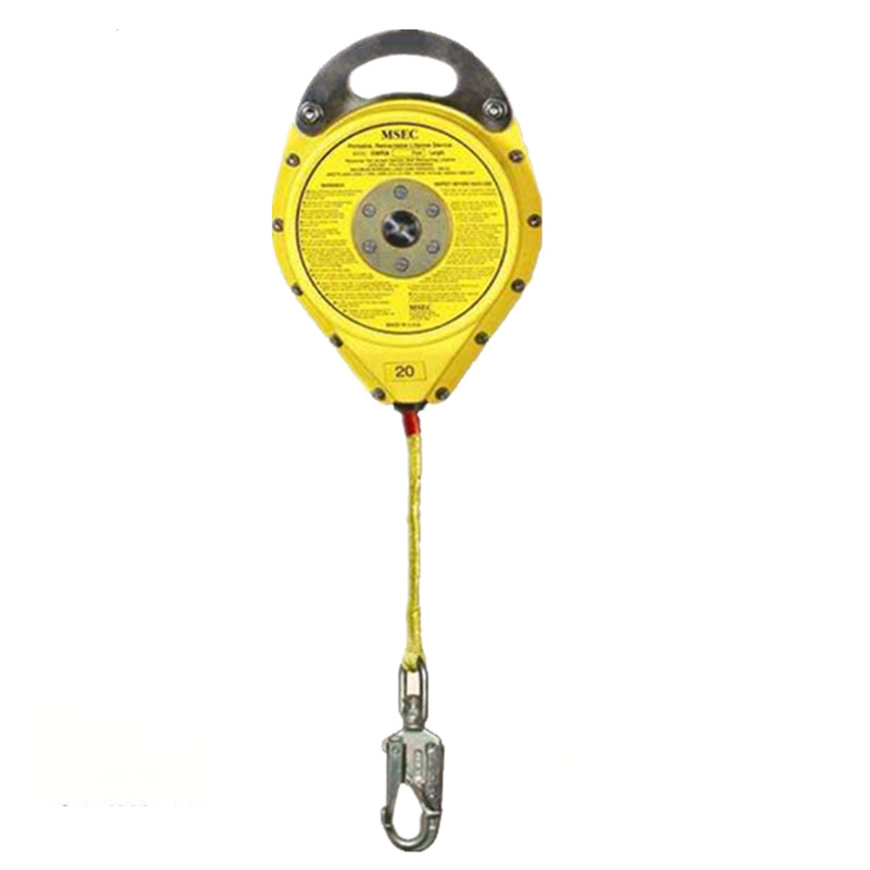 美国原装进口迈斯防坠器mse高空作业安全防护设备6米速差器sra-20