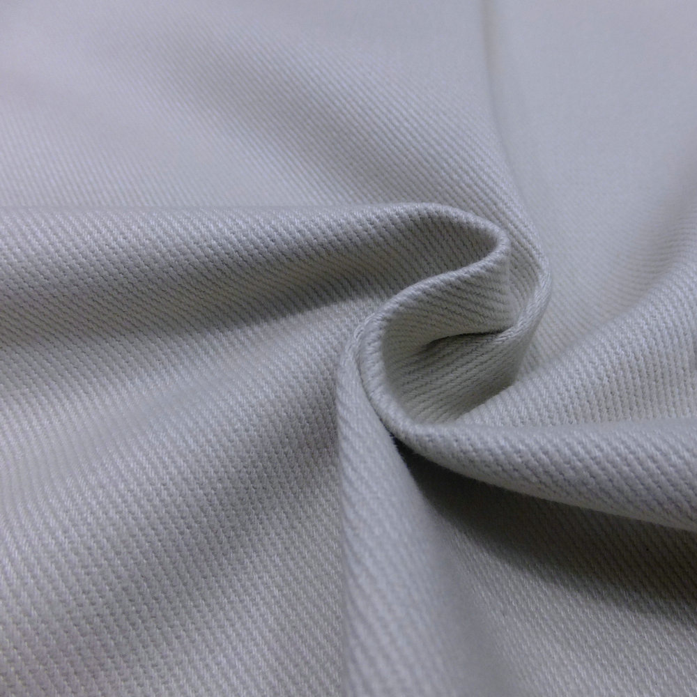 梭织全棉布料足纱7*7磨毛斜纹布料纱卡裤子外套时尚服装面料现货