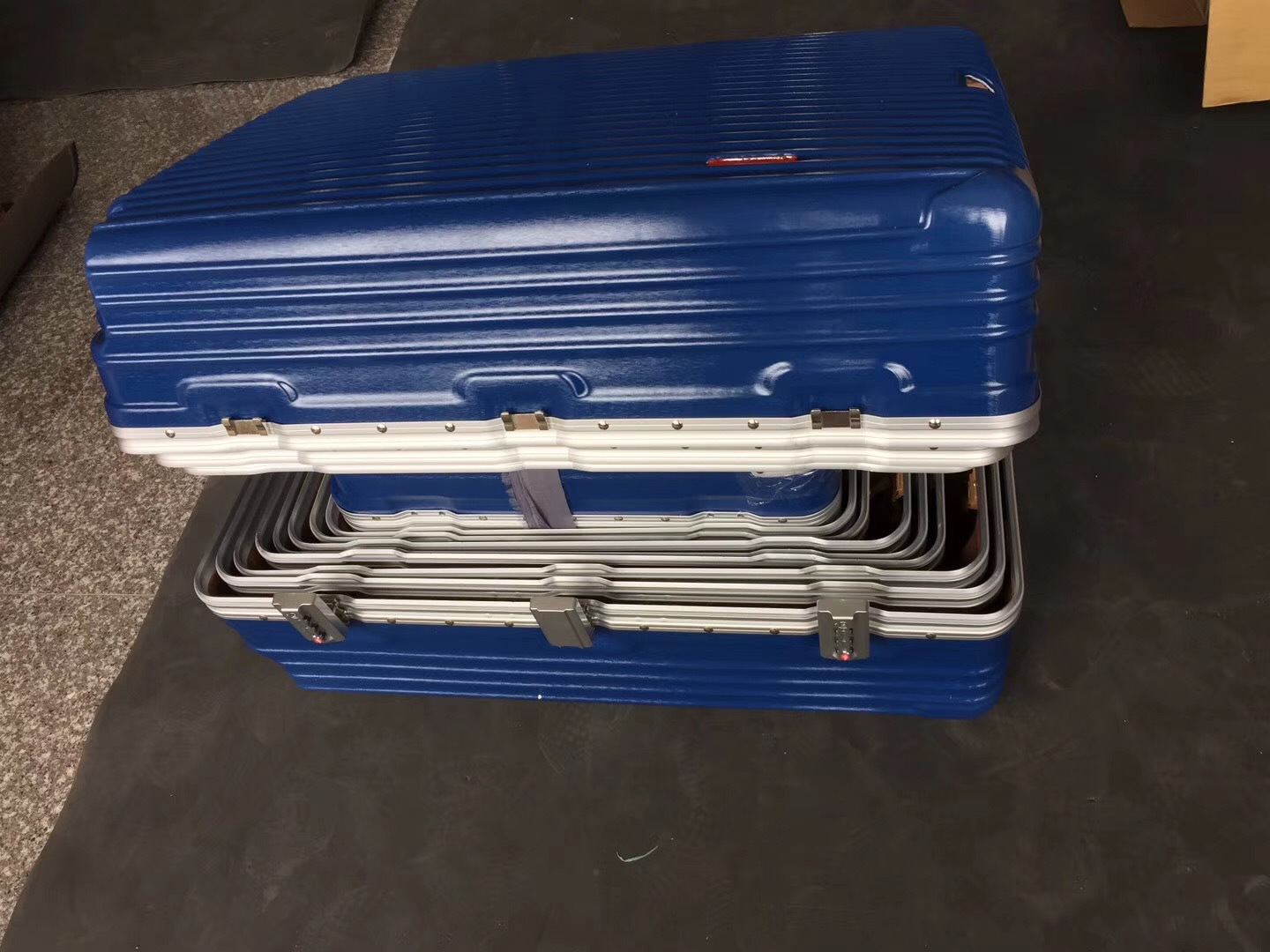 abs箱包9件套布箱出口12件套外贸半成品拉杆箱24寸铝框旅行箱20寸