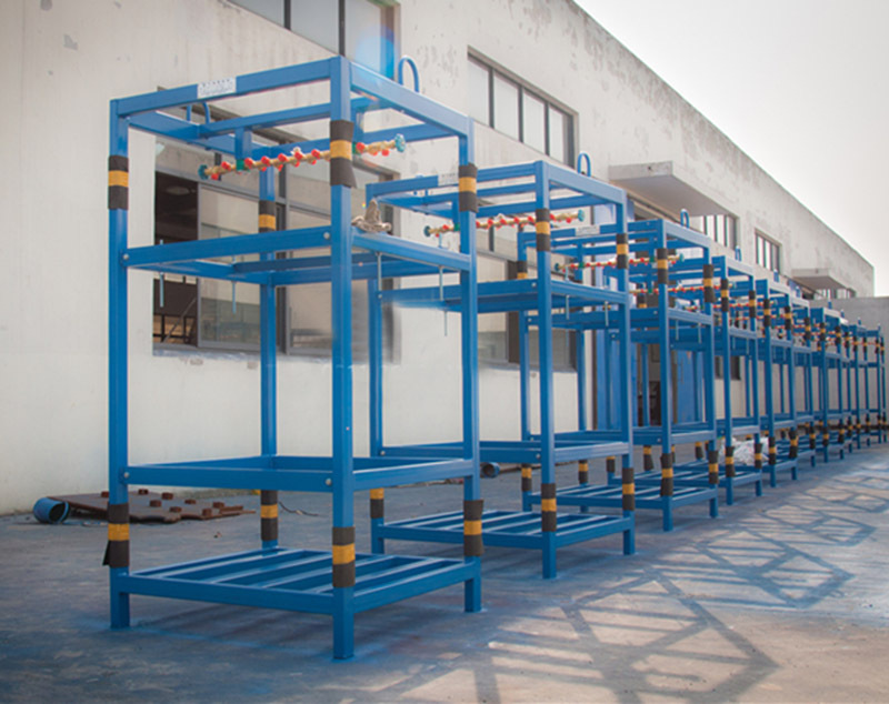 16瓶氧气立式集装格