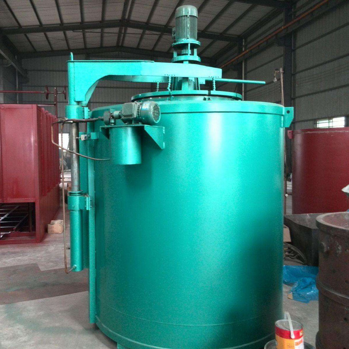 供应轴承钢丝盘圆退火炉  真空退火炉 小型退火炉 井式钢丝退火炉