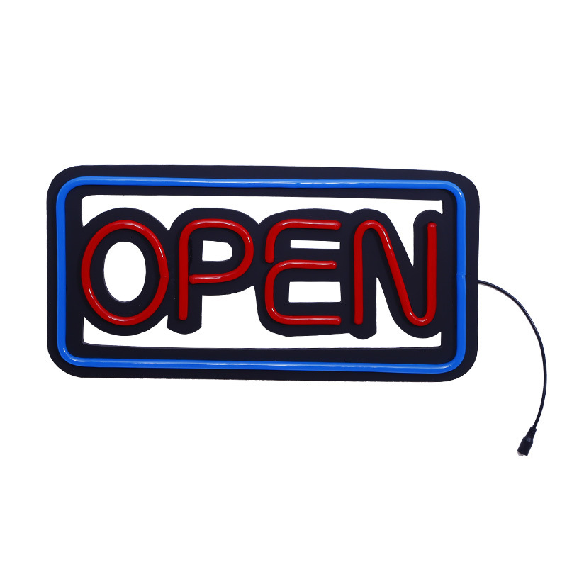 东阳led硬管open酒吧霓虹灯发光管字母店名广告招牌logo 可定制
