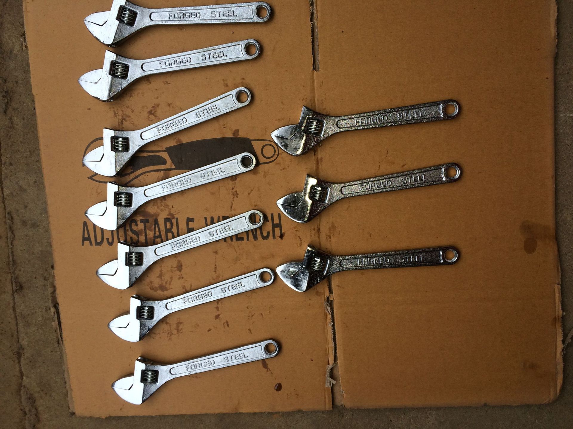 厂家生产锻打抛光镀铬活动板手