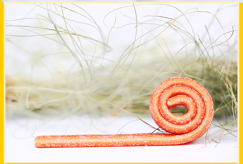 韩国进口零食糖果海太水果味长条软糖40条/盒