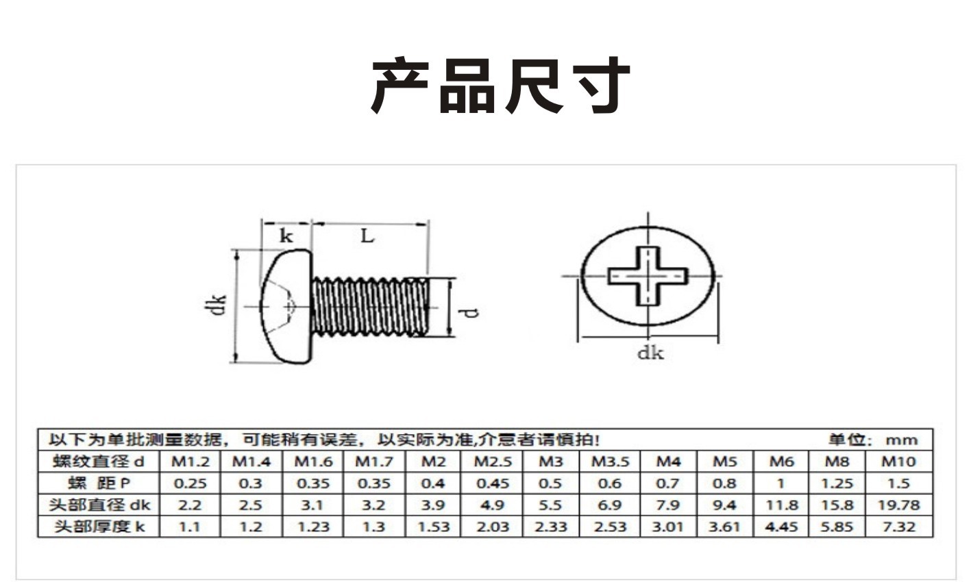 304不锈钢pm 十字圆头机丝机牙螺丝 微型精密电子小螺丝 m2-m3