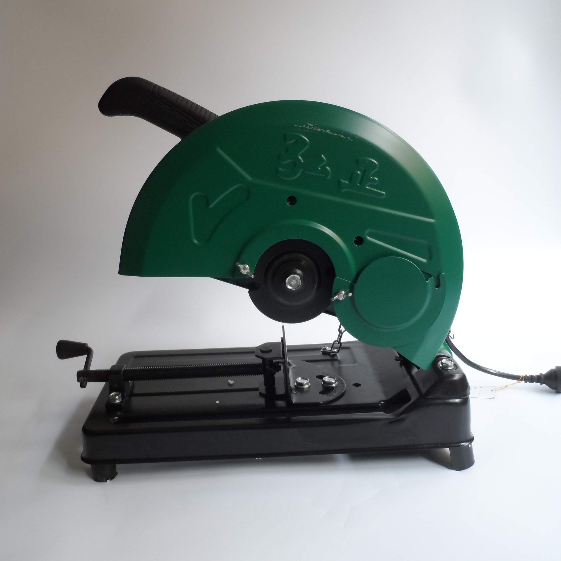 厂家现货弘正大功率350 355型材木材钢材切割机工业级皮带切割机