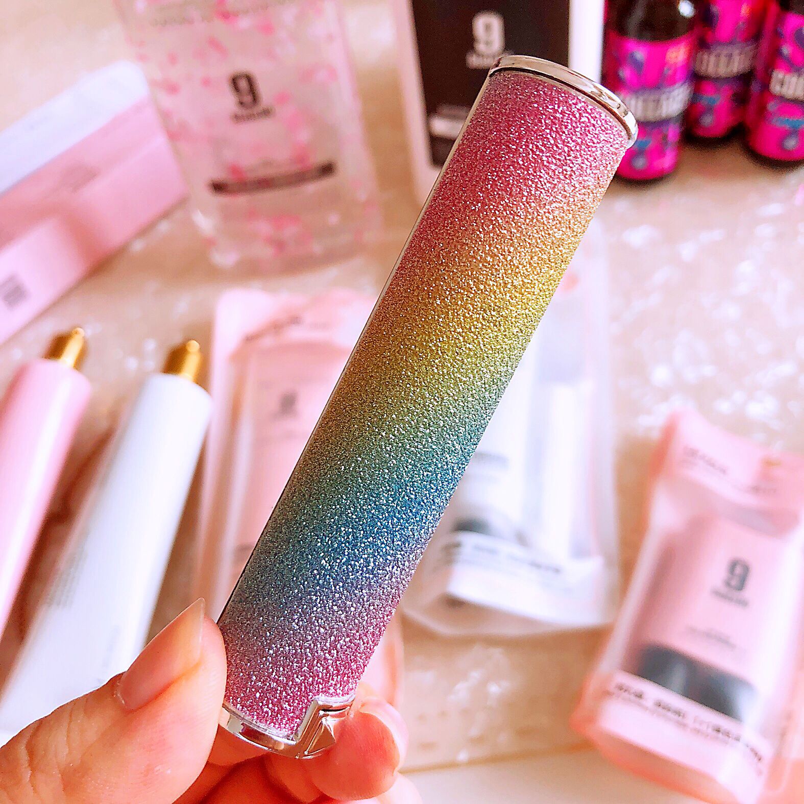 《贸》韩国ynm星空变色润唇膏 彩虹蜂蜜渐变口红 滋润护唇膏 3.8g