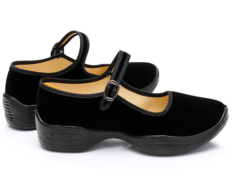 舒适广场舞跳舞老北京黑色布鞋女一带代单鞋酒店工作鞋礼仪鞋批发