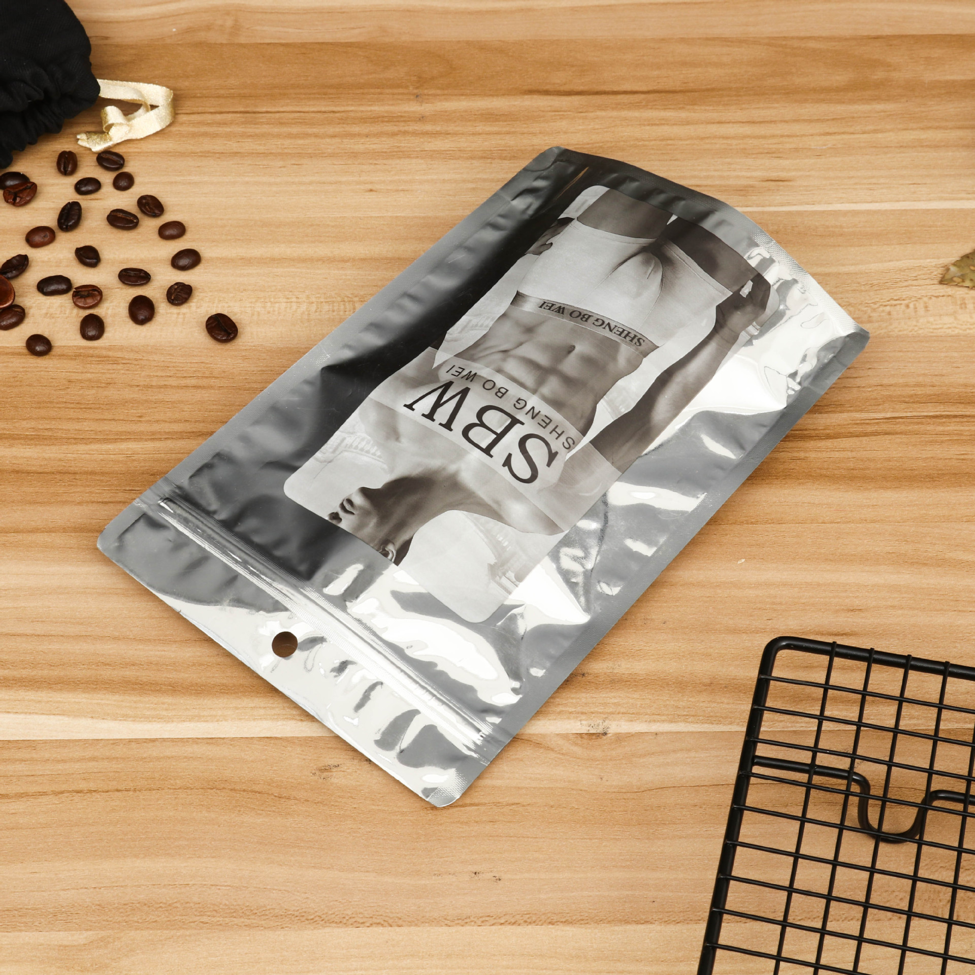 批发定制通用塑料拉链袋 服装内衣透明收纳袋 内衣裤三边封包装袋