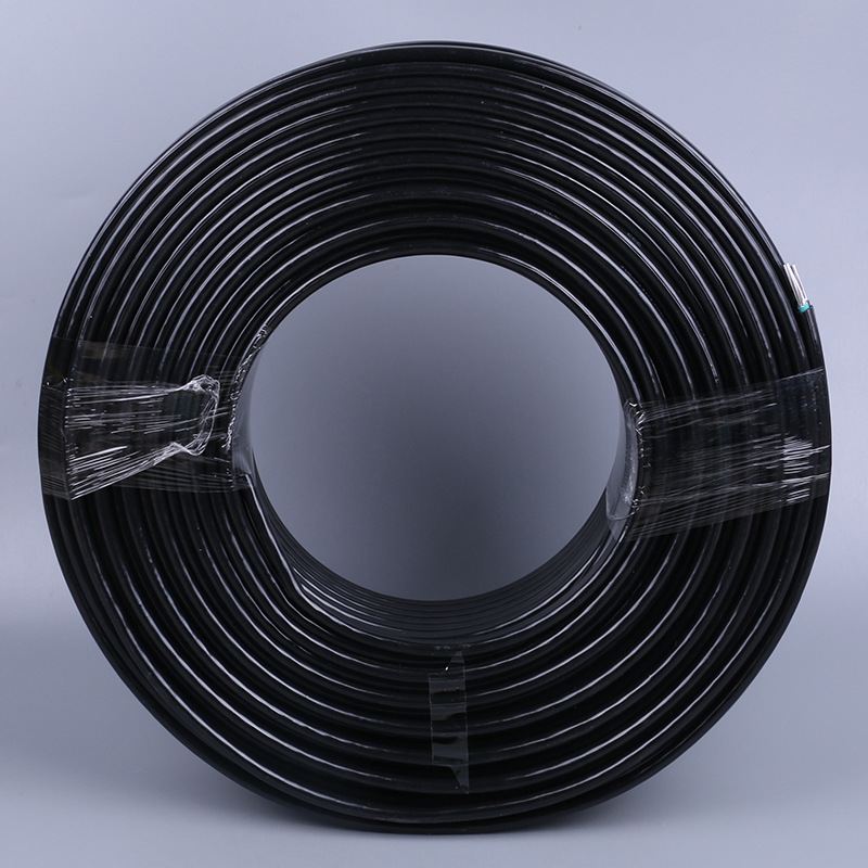 blvvb黑色家装电源线 10平方铝芯电线 双股护套绝缘电线电缆