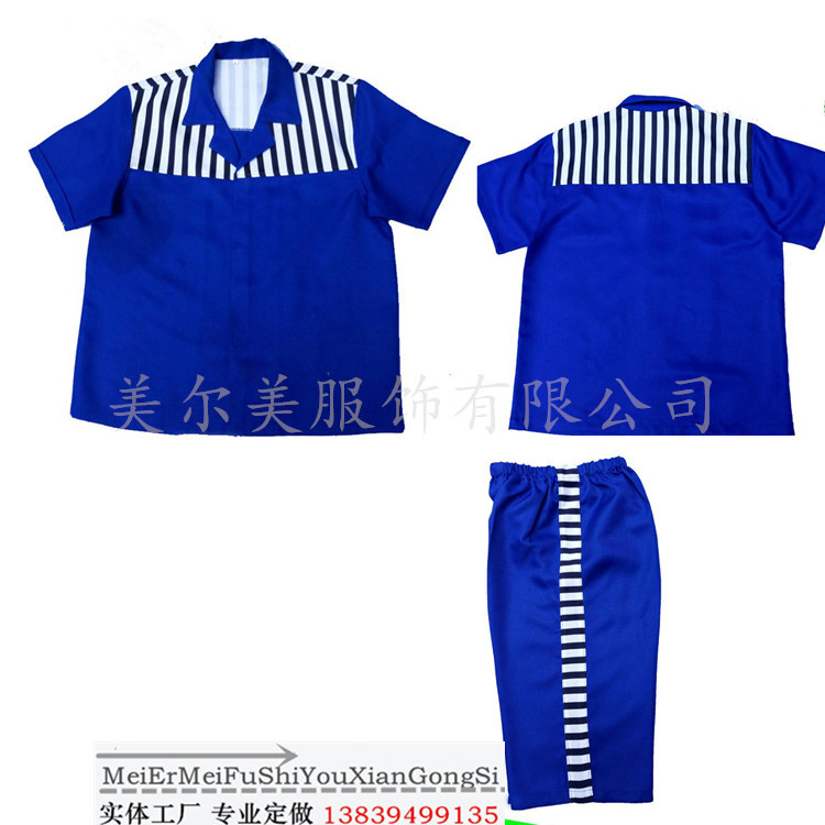 厂家供应监狱服装囚服劳改服看守所