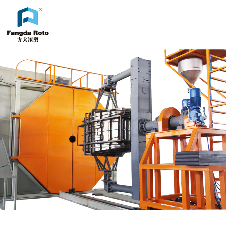 汽车油箱 液压油箱 汽车零部件滚塑机 滚塑成型设备 穿梭式两臂机