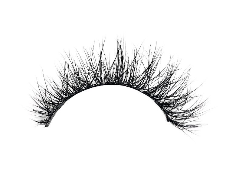 工厂直销手工3d水貂毛多层次立体自然仿真眼尾加长欧美爆款假睫毛