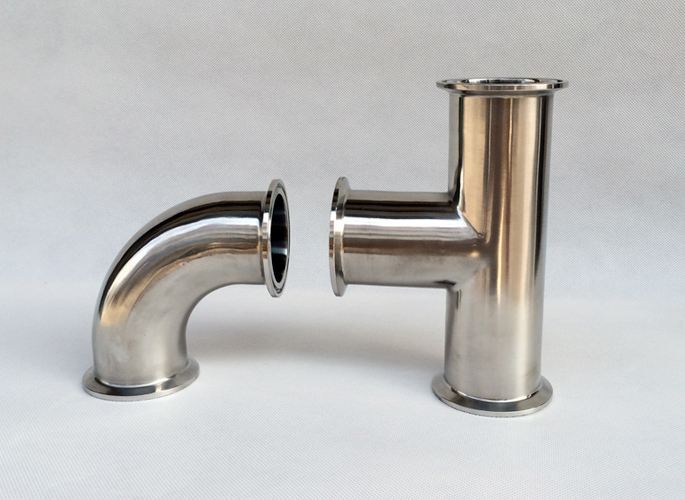 304不锈钢快装弯头 卫生级快装弯头 河南卫生级不锈钢管件批发