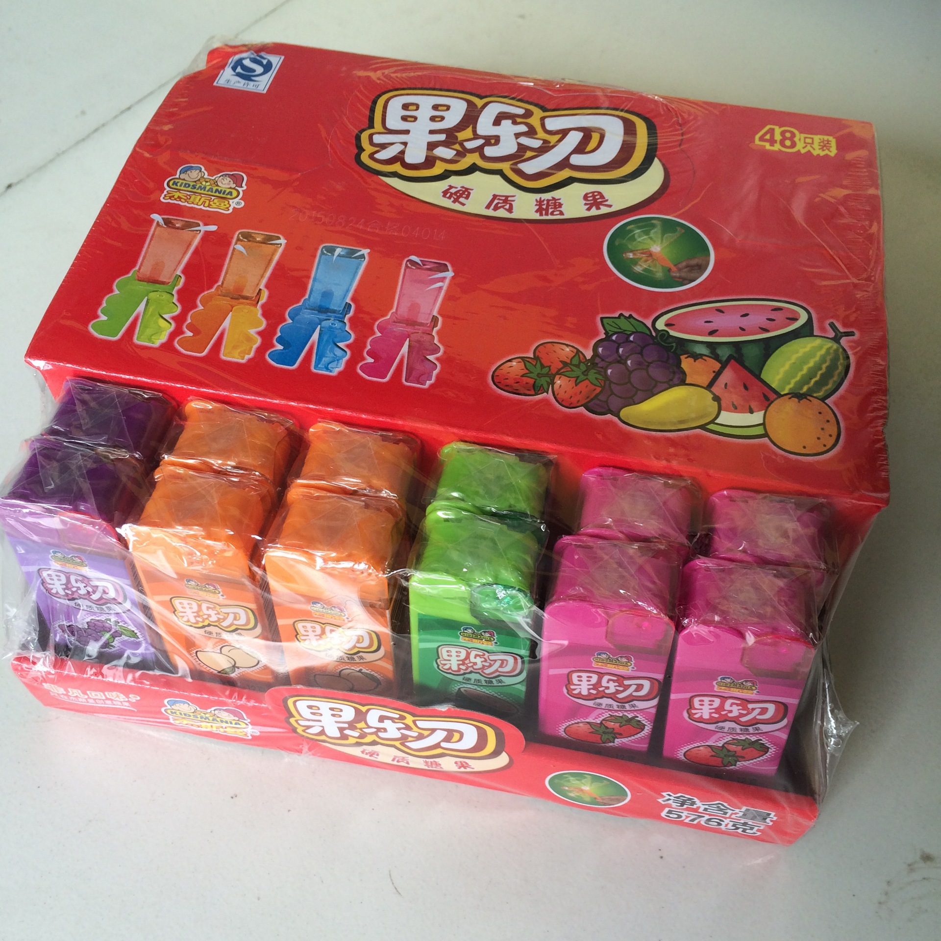 杰斯曼果乐刀儿童糖果零食礼物好吃好玩品质优老味道件/12盒/48只